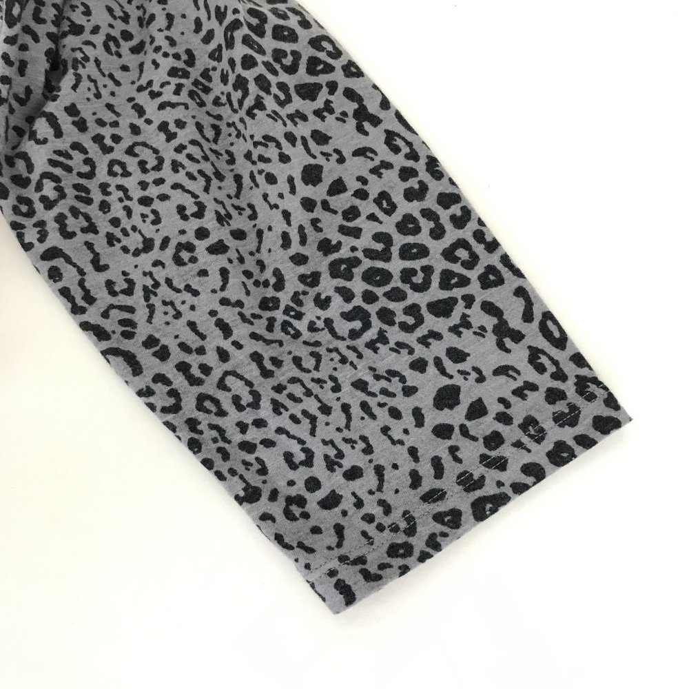 Lane Bryant Animal Print Tee Women's Plus Size 26/28 Crew Neck Long Sleeves - Picture 7 of 12